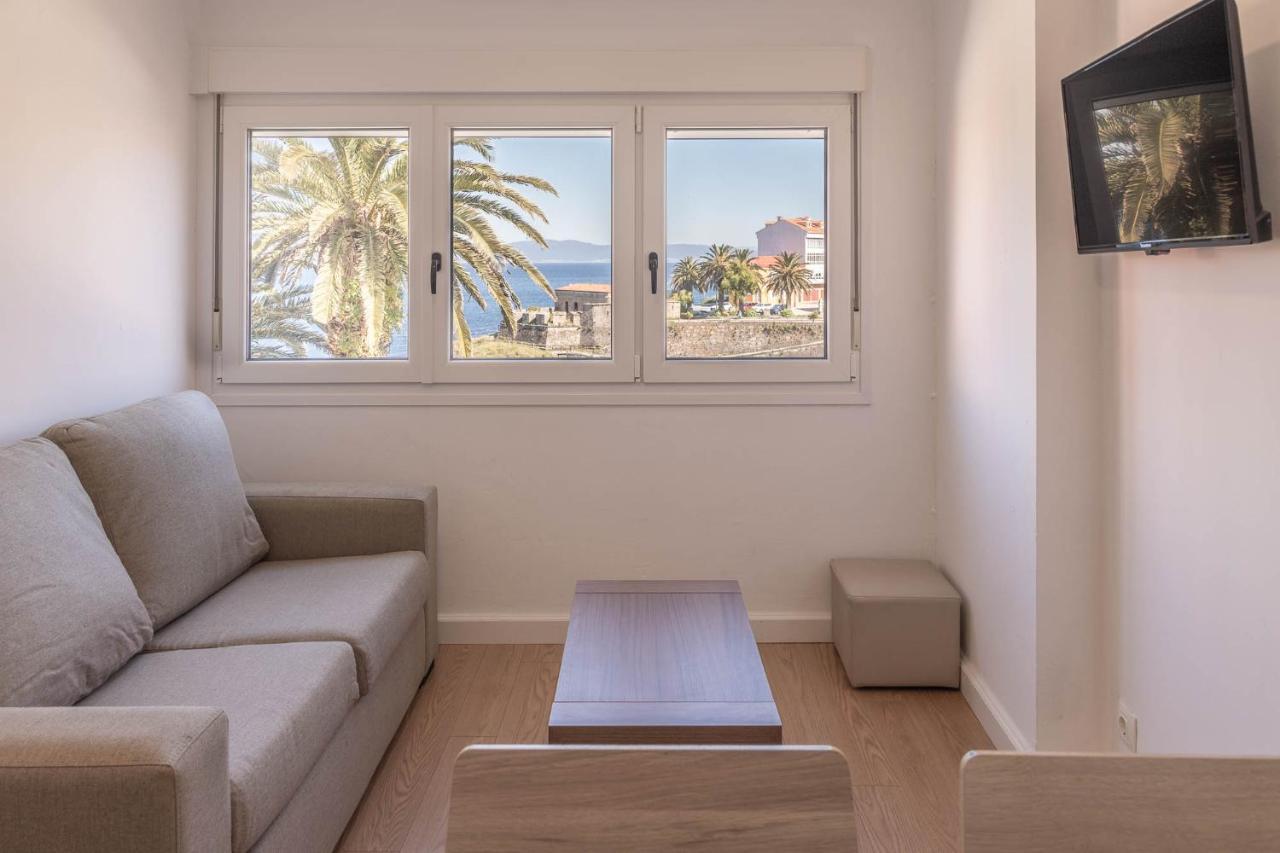 Apartamento Finisterre Con Vistas Al Mar Y Playa 外观 照片